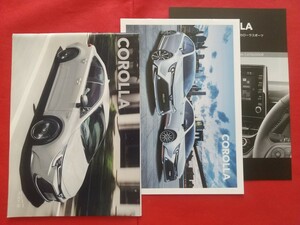 ♪送料無料【トヨタ カローラ】カタログ 2019年9月 ZWE211/ZWE214/ZRE212/NRE210 TOYOTA COROLLA ハイブリッド/ガソリン