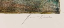 ベルナール ガントナー “風 景” オリジナル リトグラフ 直筆サイン I_画像3