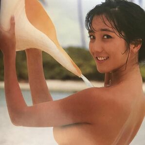 向井亜紀写真集　日本女子大学出身　高学歴タレント　1988年　初版本　