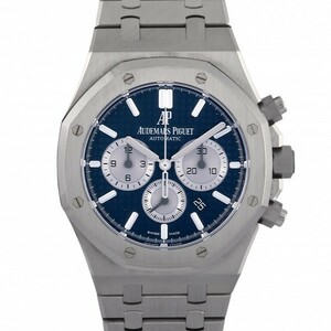 o-tema*pigeAUDEMARS PIGUET Royal oak chronograph 26331ST.OO.1220ST.01 blue / rhodium face used wristwatch men's 