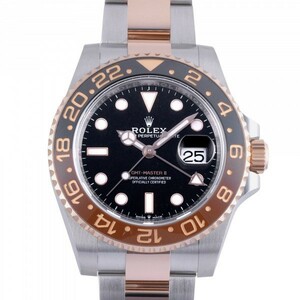 Rolex Rolex Gmt Master II II II 12671111CHNR Black/Dot Dial Используется Watch Men's