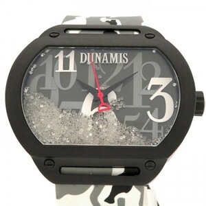 te.na mistake DUNAMIS Spartan SP-CBW1 black face wristwatch men's 