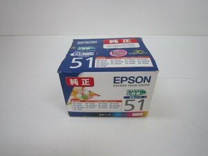 ♪EPSON　インクカートリッジ　6色パック　IC6CL51　未開封　長期保管品　使用期限切れ