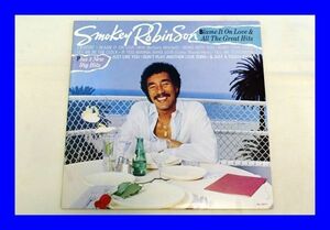 ○美品 LP レコード SMOKEY ROBINSON / Blame It On Love & All The Great Hits L0744