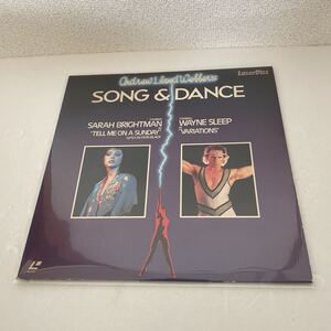 　★ LaserDisc　レーザーディスク　 SONG & DANCE (SM078-3121)　1984年発売　★　（中古品）