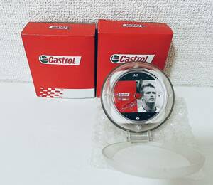 Castrol カストロール ベッカム 目覚まし時計 2点セット David Robert Joseph Beckham 置時計 折り畳み ポータブル 0514