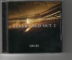 2CDアルバム！LUNA SEA [NEVER SOLD OUT 2] ルナシー