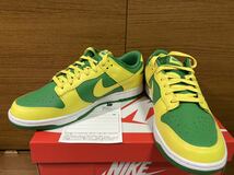 29cm US11【新品未使用・国内黒タグ付】NIKE DUNK LOW RETRO BTTYS Reverse Brazil GREEN YELLOW ナイキ ダンク レトロ ブラジル 緑 黄_画像1