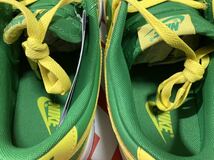 29cm US11【新品未使用・国内黒タグ付】NIKE DUNK LOW RETRO BTTYS Reverse Brazil GREEN YELLOW ナイキ ダンク レトロ ブラジル 緑 黄_画像7