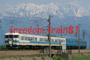 鉄道写真 03253:413系AM02+AM05編成 ありがとう413あいの風とやま鉄道ラストランHM