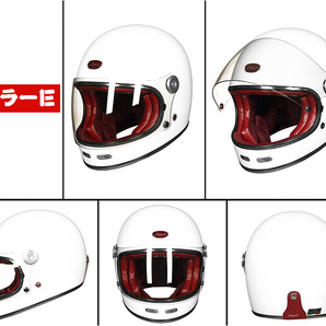 ガラス繊維製品 BEON B-510 ★新入荷★大人気 オートバイ ヘルメット フルフェイスヘルメット (カラー E)サイズ :XLの画像2
