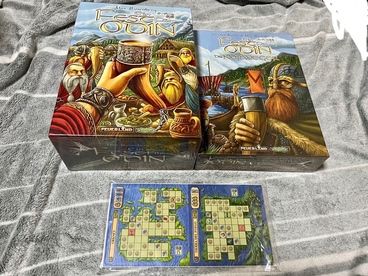 ボードゲーム「Ostia」アップグレードキット 拡張 スリーブ付き 新品未