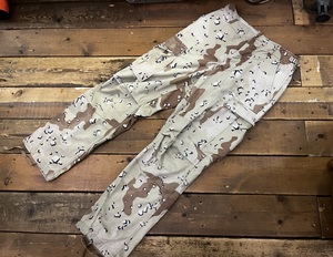 US ARMY 80s desert camouflage デザートカモフラージュ デザートカモ トラウザーズ カーゴパンツ ミリタリー Military チョコチップ