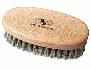 近藤 ドイツ製 靴磨きブラシ 馬毛 ラウンド SV DONOK selected horsehair brush