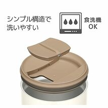 サーモス 真空断熱タンブラー フタ付き 400ml ホワイト JDP-400 WH_画像4