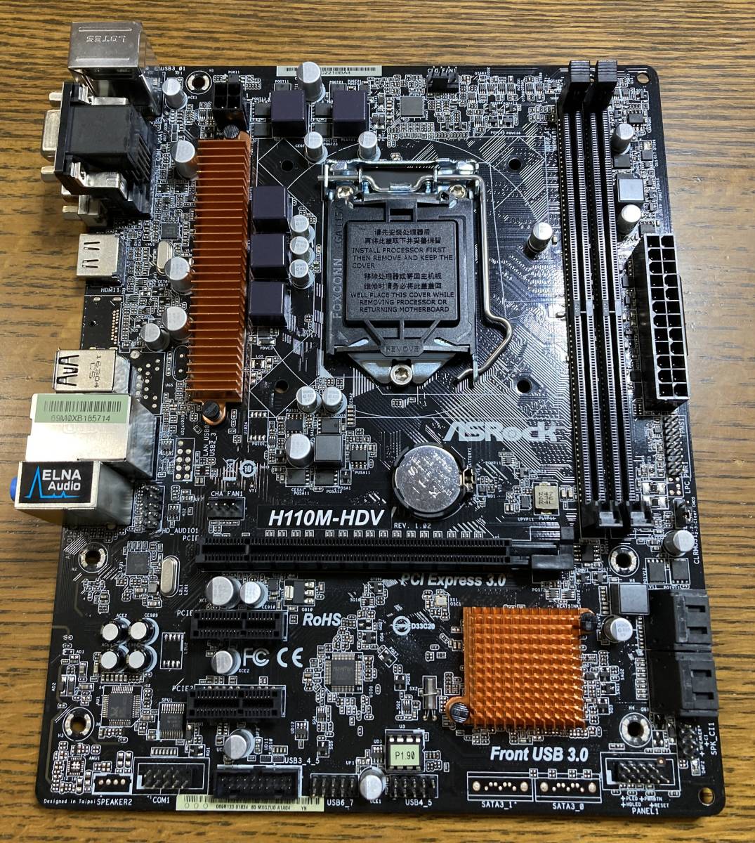 最高の品質 新品 ASROCK H310CM-HDV マザーボード Intel H310 LGA 1151