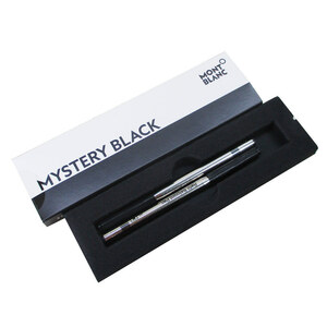  including in a package possibility spare lead change core Montblanc ballpen lifi-ru mystery black F( fine small character )x2 pcs set 128210 Japan regular goods x1 piece 
