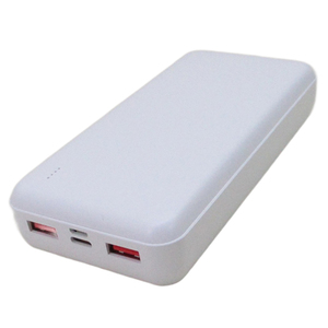 モバイルバッテリー 20000mAh PD対応 PSEマーク有 ラソス ホワイト L-20M-W2/0514/送料無料