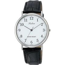 シチズン ファルコン 腕時計 日本製ムーブメント 革ベルト ホワイト メンズ 紳士 Q996-304/8023_画像1