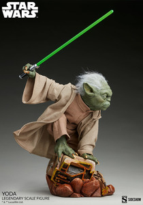 SIDESHOW( боковой shou)[ Star * War z] [rejenda Lee * шкала * фигурка ] Yoda (k заем война )