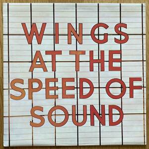 ◆PAUL McCARTNEY/ポール・マッカートニー◆UK盤LP/WINGS AT THE SPEED OF SOUND/ジャケット:HIPGNOSIS