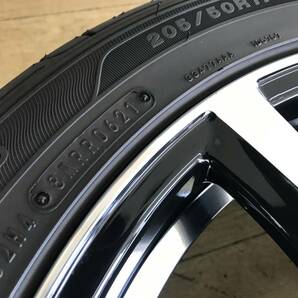 GY EAGLE LS EXE 205/50R17 21年製 COSMIC VENERDI アルミホイールセット 4本 中古 リーフ シルフィ セレナ ステップWの画像4