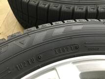 スタッドレス DUNLOP WM03 21年製 175/65R15 アルミホイールセット 4本 中古 アクア ヴィッツ フィット _画像4