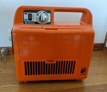 【中古】FD-06PC-D National ナショナル 電子ふとん乾燥機 オレンジ 昭和レトロ 布団乾燥機 温風暖房 リサイクル_画像1