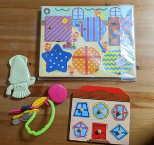 [ toy set ] baby toy .. puzzle intellectual training child 0 -years old 1 -years old 2 -years old key 