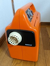 【中古】FD-06PC-D National ナショナル 電子ふとん乾燥機 オレンジ 昭和レトロ 布団乾燥機 温風暖房 リサイクル_画像2