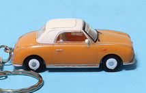 ★☆NISSAN Figaro☆ニッサン フィガロ☆FK10☆オレンジ☆ミニカー☆キーホルダー・アクセサリー☆★_画像2