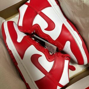 Nike Dunk High Championship White Red 26.5㎝