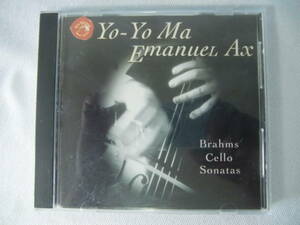 Brahms Cello Sonatas　ブラームス　チェロ・ソナタ集 　- Yo-Yo Ma ヨーヨーマ - Emanuel Ax エマニュエル・アックス -