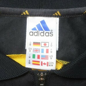 珍品! 00s adidas アディダス FIFA サッカー レフェリー 審判 半袖 ユニフォーム ゲームシャツ イエロー ブラック 黄色 黒 Mサイズ メンズの画像6