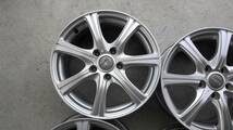 ☆★MANARAY　EuroSpeed　6.5Jx16　＋53　PCD114.3　5H　アルミホイール　4本セット　中古品★☆_画像5