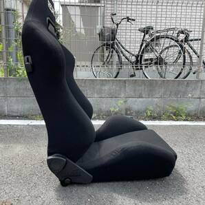 RECARO レカロ SR-3 セミバケ 両側ダイヤル 赤レザー リクライニング セミバケットシート SR3の画像4