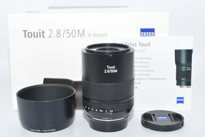 [ finest quality goods ]Carl Zeiss macro lens Touit 2.8/50M X mount 50mm F2.8 APS-C format exclusive use #5554