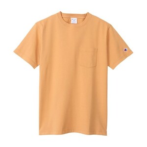 TE/Champion(チャンピオン) ショートスリーブポケットTシャツ 23SS 【春夏新作】ベーシック コルクオレンジ C3-X357 Lサイズ