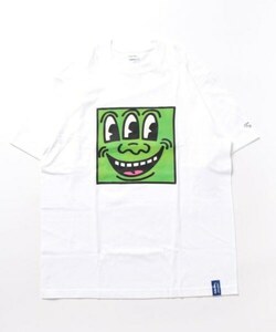 TE/Keith Haring(キースヘリング) 'THREE EYED MAN' S/S TEE ホワイト KH-KH2307　XLサイズ