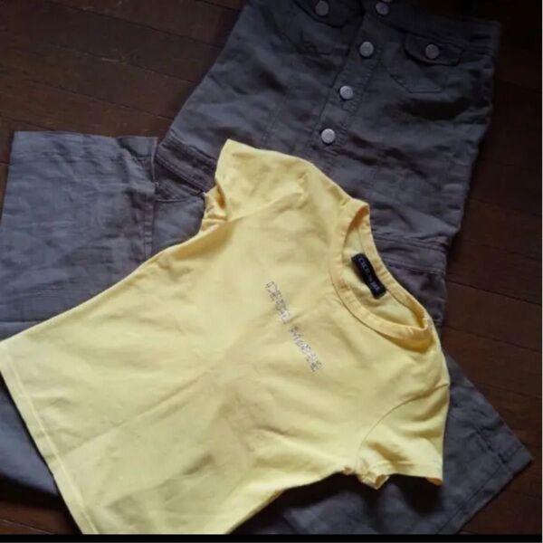 セシルマクビー 2点セット サロペット Tシャツ