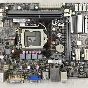 【中古パーツ】BIOS確認のみ、H61H2-M2 V2.0 マザーボード ＩＯパネル LGA1155 ■MB2855の画像1