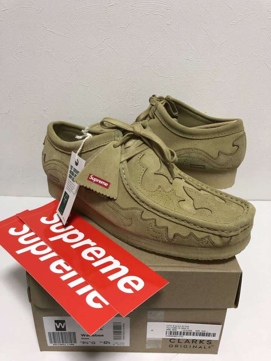 ヤフオク! -「supreme clarks wallabee」の落札相場・落札価格