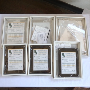  acrylic fiber photo frame unused post card 3 point cabinet 2 point B5 cabinet 1 point set together long-term keeping goods 