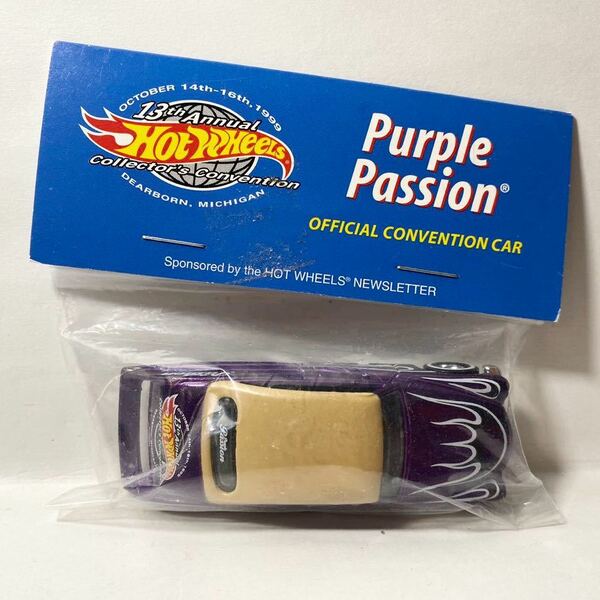 Hot Wheels 13th Annual collectors convention purple passion 1999 newsletter パッション