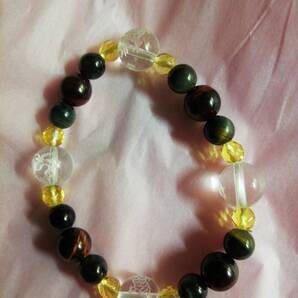 4種類画彫り水晶●マラカイト、タイガーアイ、シトリン●新品●送料無料●最高です●