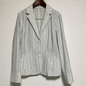 [ unused goods ] Leilian tailored jacket 11 cotton ... regular price 35000 made in Japan 