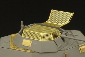 ハウラー HLX48249 1/48 Sd.Kfz.222 グリル エッチングパーツ(タミヤ/ICM用)