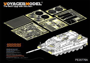 ボイジャーモデル PE35776A 1/35 現用 ドイツ レオパルト 2A6 基本セット ( タミヤ 35271用）