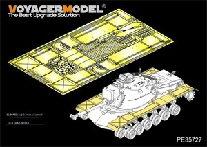 ボイジャーモデル PE35727 1/35 現用アメリカ M48A3 パットン Bフェンダー タイプ1 セット(ドラゴン3546用)