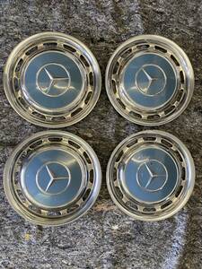 [ прекрасный товар ] Mercedes Benz оригинал колесный колпак покрытие W123 бледно-голубой 4 шт. комплект 